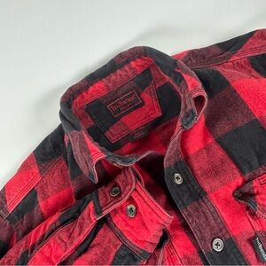Five Brother Men’s SZ M Reg VTG Flannel Red Lumberjack Buffalo Plaid Cotton